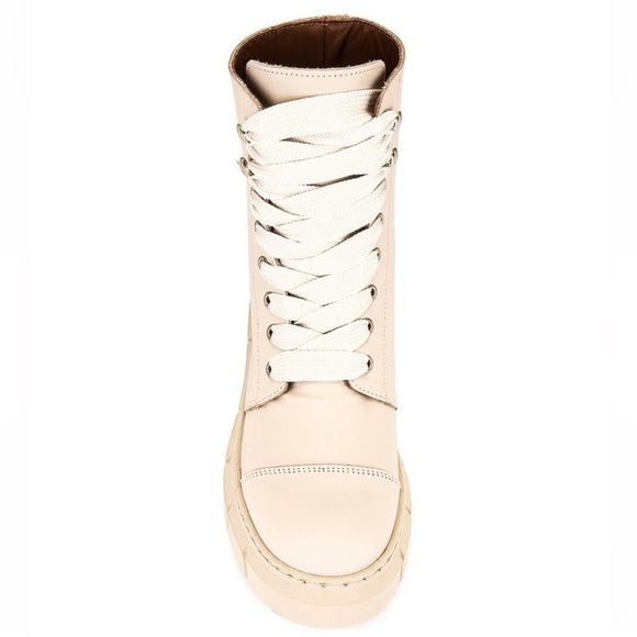 ALOHAS Can Can Leather Lace up Boot in Beige EU 36/US 6 - Picture 5 of 16